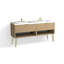 Modo 72" W Freestanding Double Bathroom Vanity with Dawson Leg-1215930049-1215930070-1244973551