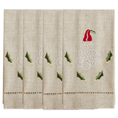 Embroidered Tea Towel Kitchen Towel