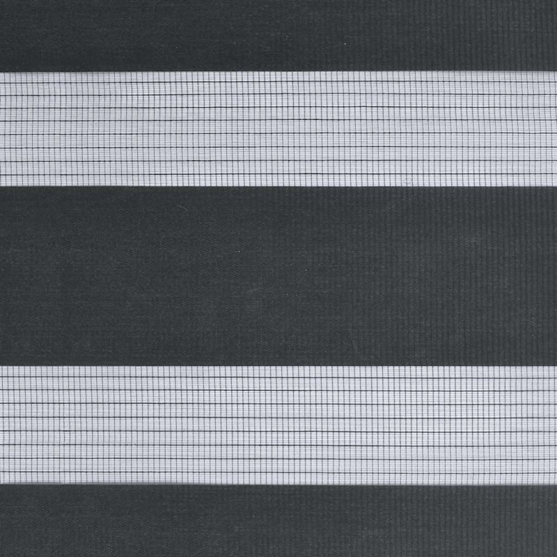 George Oliver Zebra Blind Polyester, Black, 165cmW x 200cmL