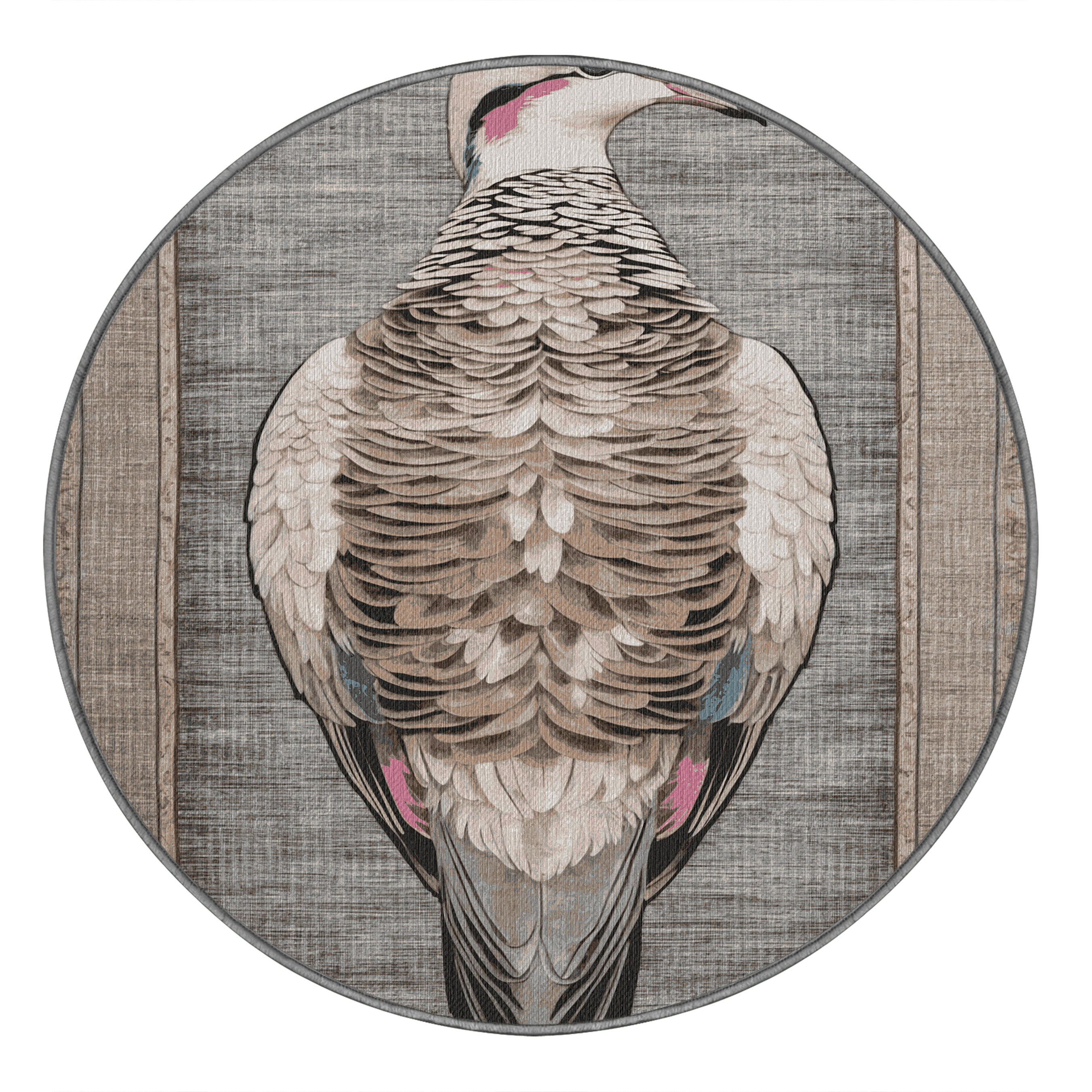 Foundry Select Washable Cape Turtle Dove Birds Area Rug - Wayfair Canada