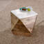 Laronda Solid Wood Drum End Table