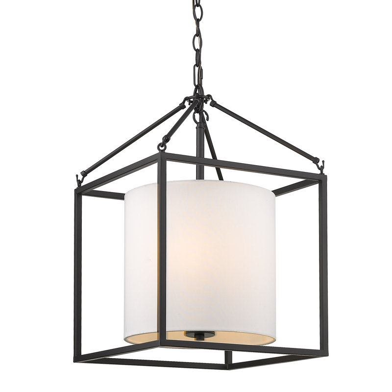 Lustre carré à 3 lumières Hodder