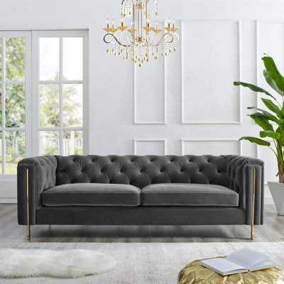 Charlotte Velvet Sofa