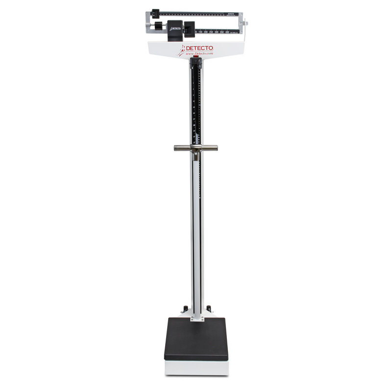 Detecto Analog Scales, Physician Scales, With Height Rod and Hand Post, 180 kg x 100 g