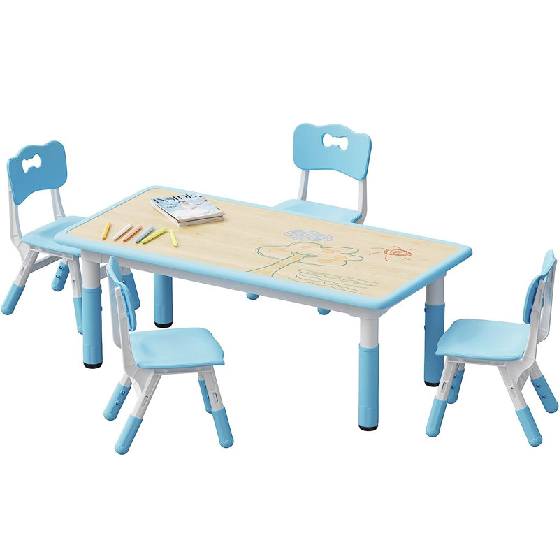 Table de jeu / d'activités Villines, Bleu