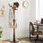 73" H Solid Wood Coat Rack With 14 Hooks – Freestanding Hall Tree For Entryway Or Bedroom-374476429