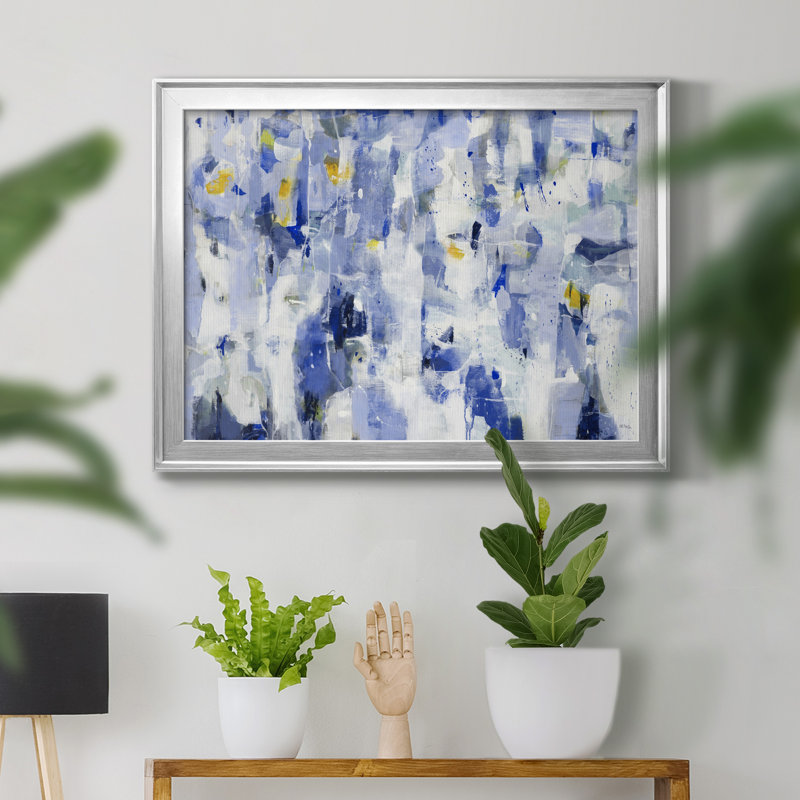 Impression sur toile, "Passing Through", H 22,5 po x l 30,5 po x P 1,5 po, Toile encadrée argentée