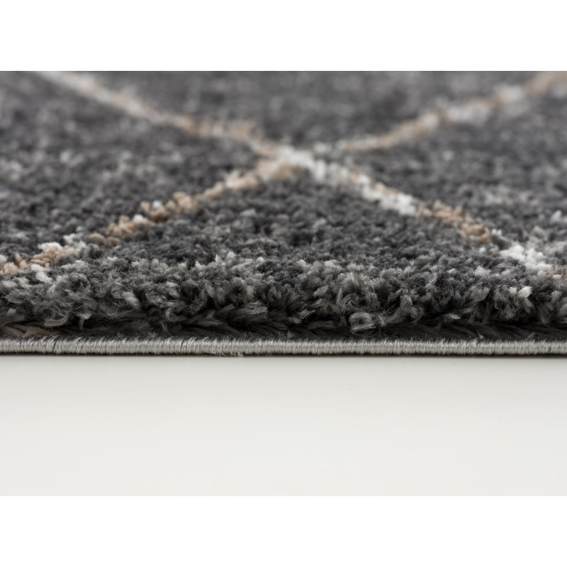 Tapis gris Gonsalves, Rectangle 7 pi x 9 pi