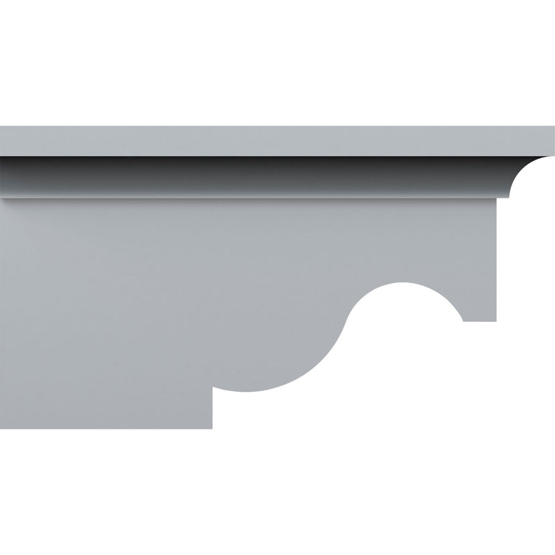 Support Endurathane Dublin, l 4 5/8 po x P 7 1/2 po x H 4 po, apprêté en usine, H 4 po x l 4,625 po x P 7,5 po