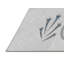 Tapis gris/zone noire à motifs-83228983