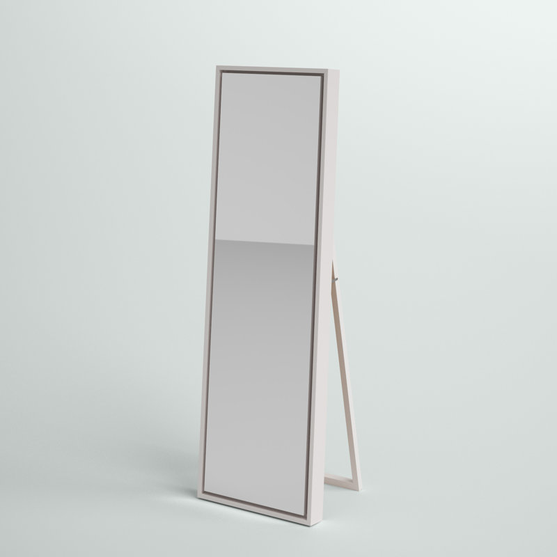 Loeffler Flat Mirror, White