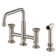 Urbix Bridge Faucet with Side Spray Included