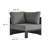 Modway Tahoe Outdoor Patio Powder-Coated Aluminum 3-Piece Sectional Sofa Set-95616663