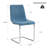 Upholstered Counter Stool with Metal Frame-94413546