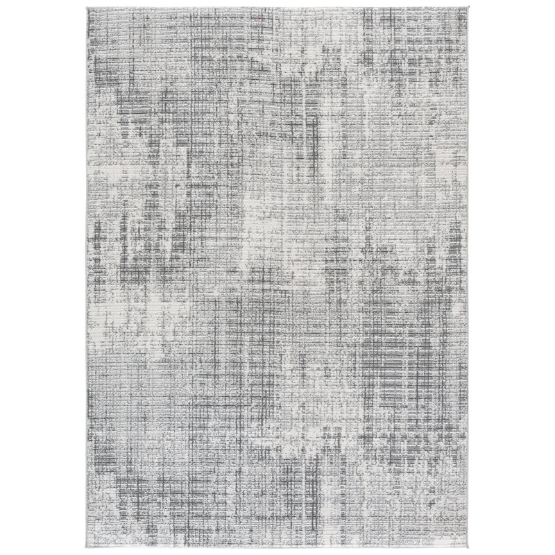 Chamber Power Loom Performance Abstract Indoor Rug, 5'-3" x 7'-6" Rectangle