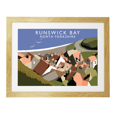 'Runswick Bay' by Richard O'Neil - Print