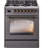 ILVE Nostalgie II Series 30 inch Dual Fuel Range with 5 Sealed Burners (Glass Door)-99298974-99298985
