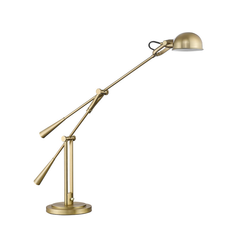 Lampe de table 1 lumière Rishika Park, Laiton héritage