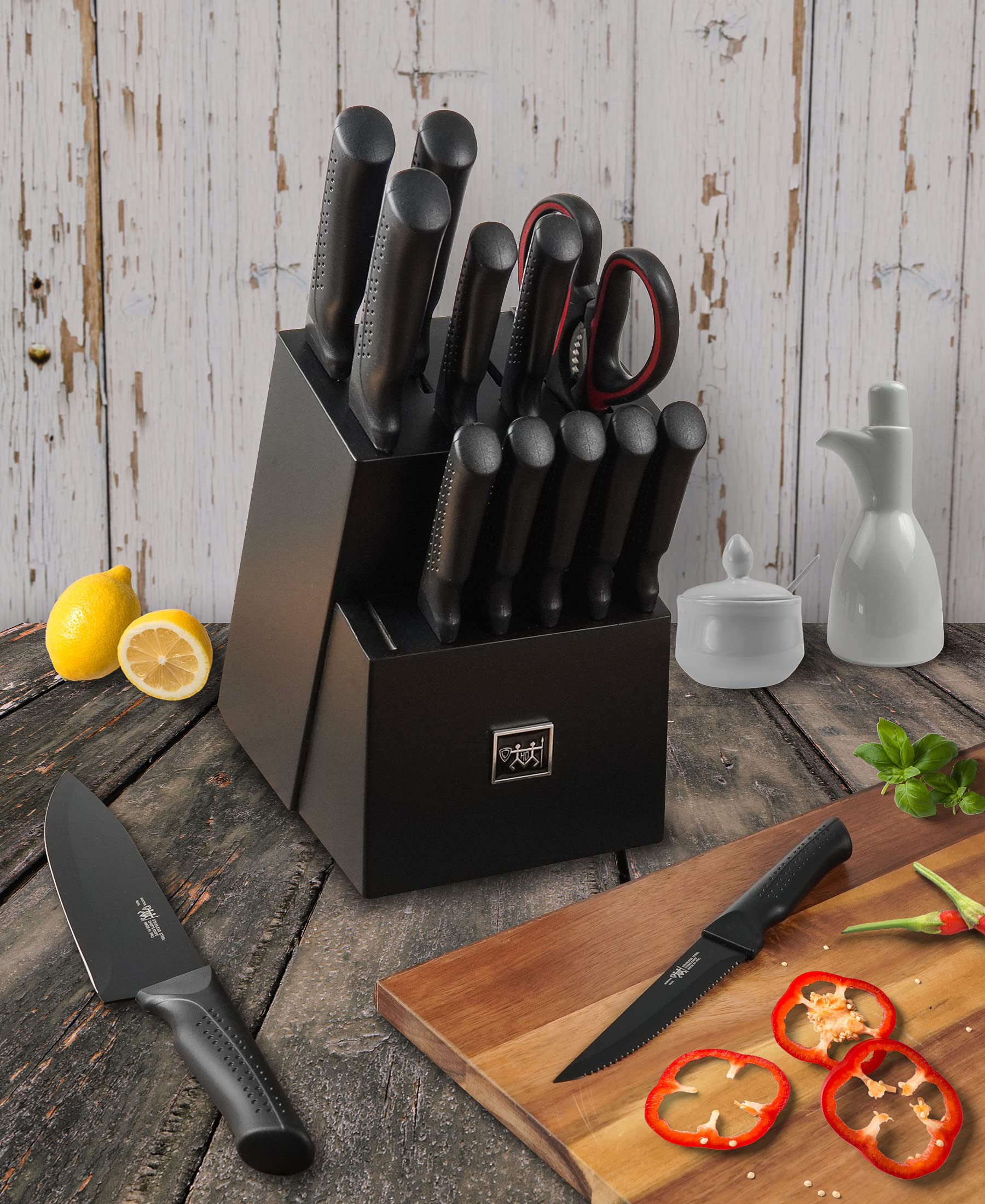 Astercook 21 Pieces Knife Sets with Built-in Sharpener - Deals Finders