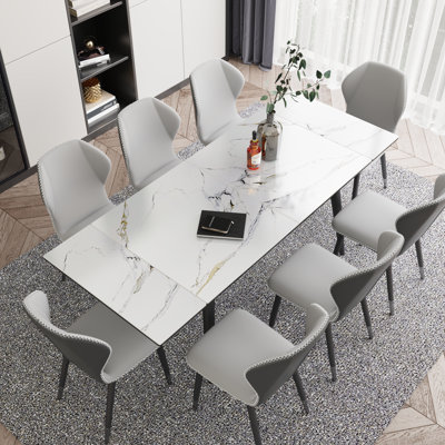 Marulka 78.7" Extendable Dining Table