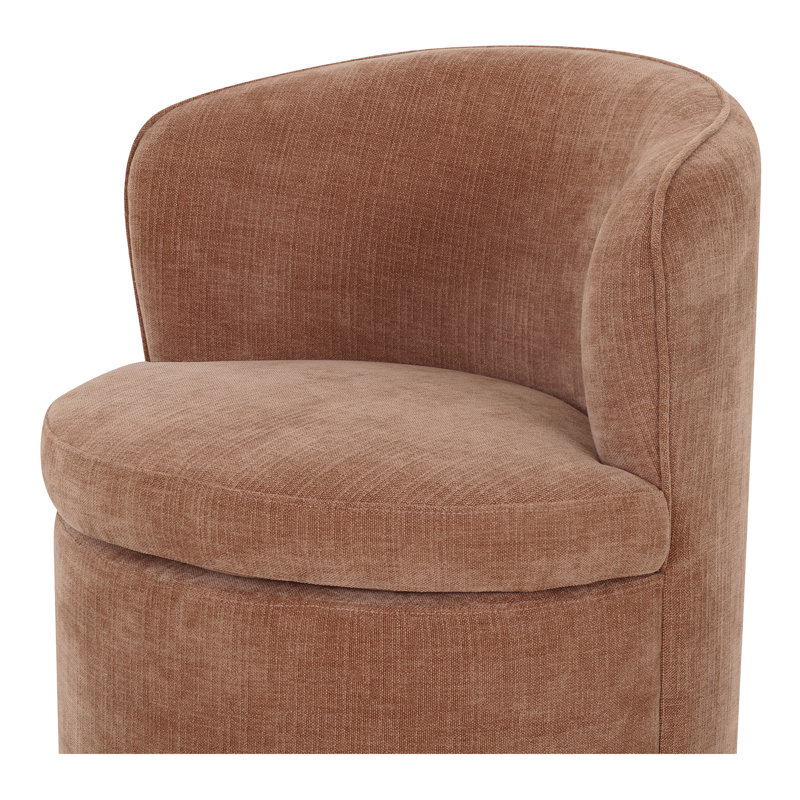 Dane Swivel Dining Chair Oatmeal, Pink