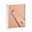 Nicola Spring - 8" x 10" White 3D Box Photo Frame - 4" x 6" Mount - Black