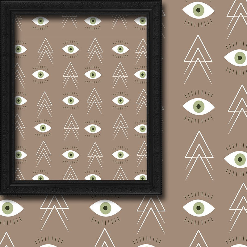 Ania Semi Sheer Curtain Pair, Beige, 140cm Width x 175cm Drop