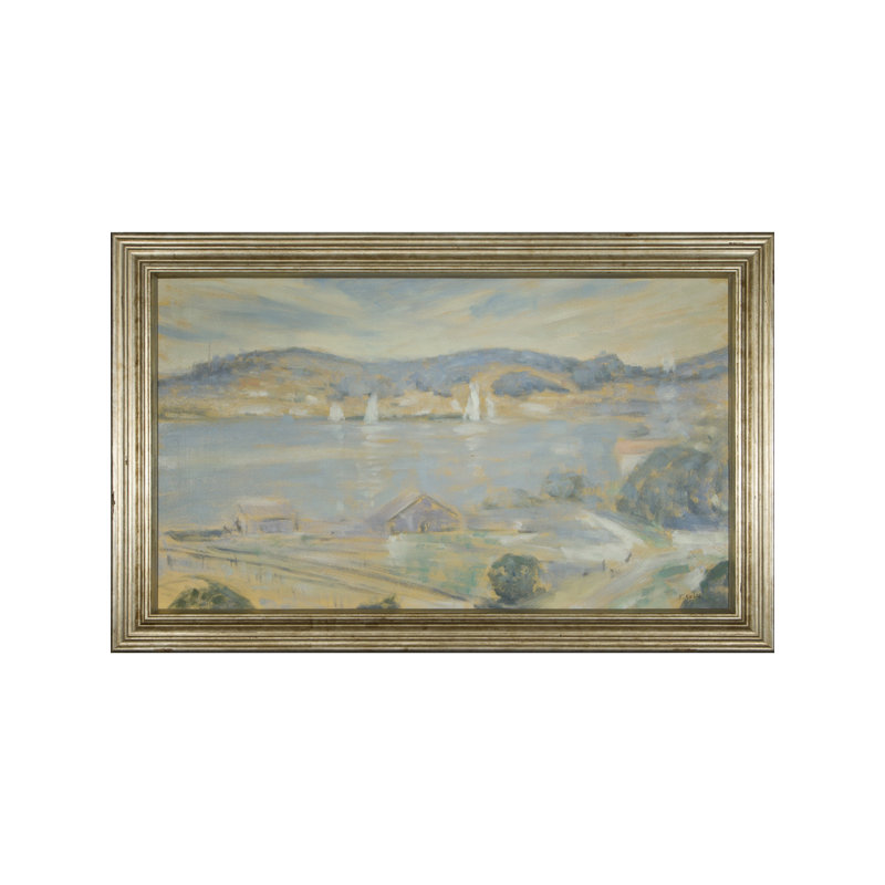 Blue Harbor - peinture encadrée