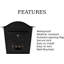 Vic Iron Wall Mounted Post Box-682471727