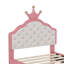 Lit princesse en cuir PU avec tête de lit-1703741160