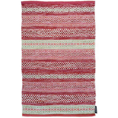 Saffron Striped Hand Woven Area Rug