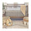 Safari Animal Crib Sheet, Brown and White, 100% Cotton, Kendi Collection by Crane Baby