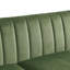 Canapé moderne Chesterfield LOVE SEAT, canapé rembourré confortable avec structure en velours et structure en bois