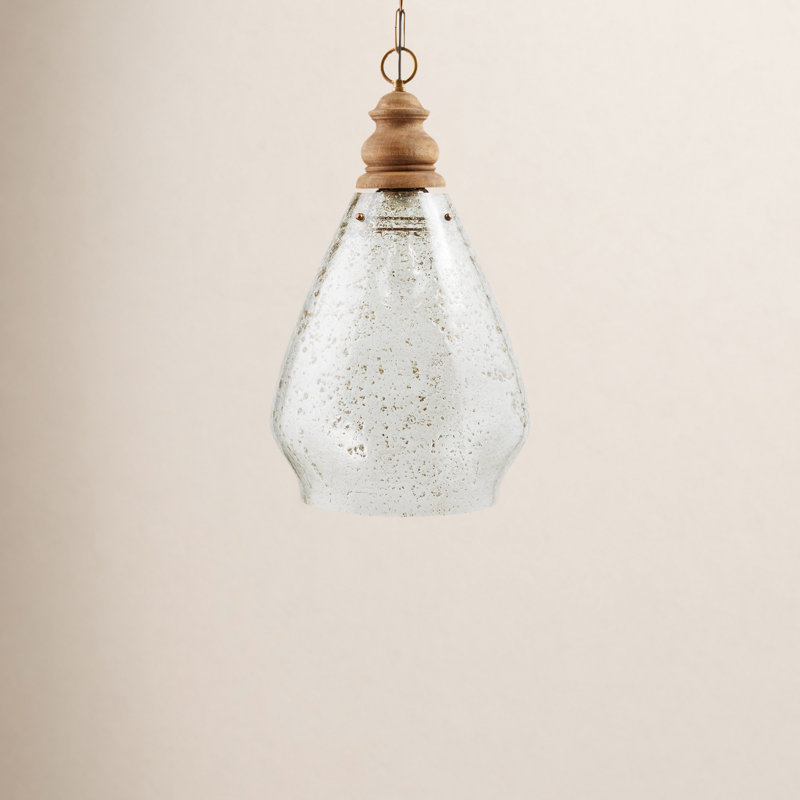 1 - Light Brown Single Pendant