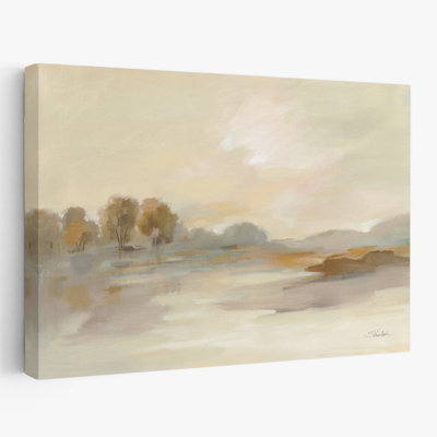 Organic Hues - Abstract Brown Cream Fields