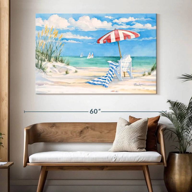 Gillard Beaches de Floride, H 34 po x l 51 po