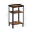 Clairevale 34cm W Steel Bedside Table-139816317
