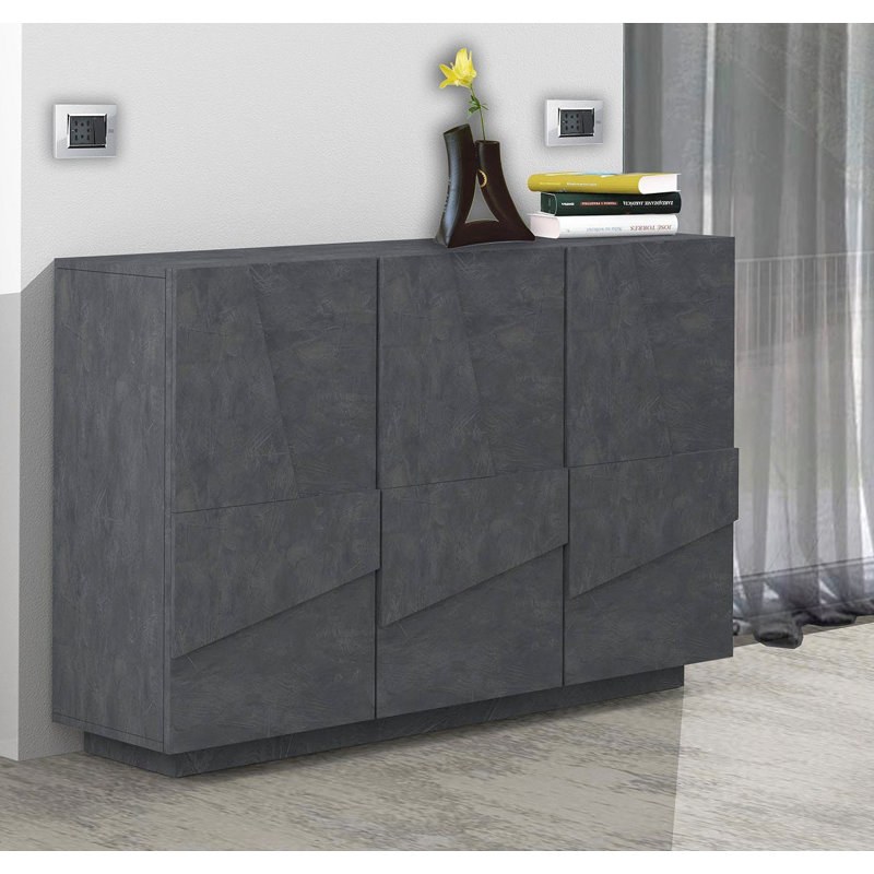 Longford 121Cm Wide Sideboard, Black