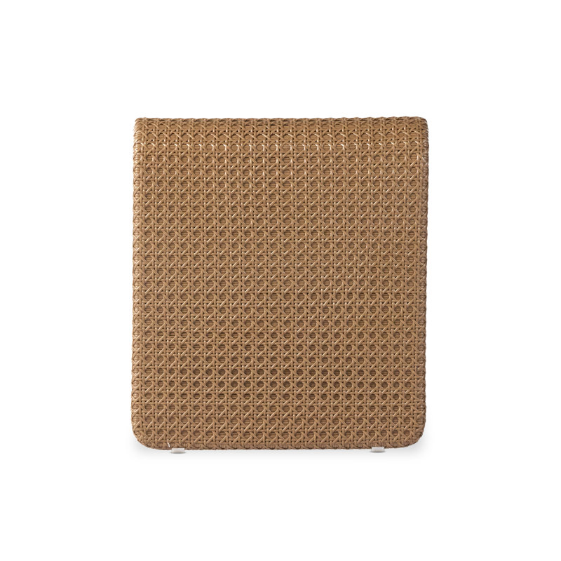 Paige Outdoor Chaise Lounge, Brown