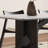 Retro Cream Dining Table with Rock-Solid Base-108834141
