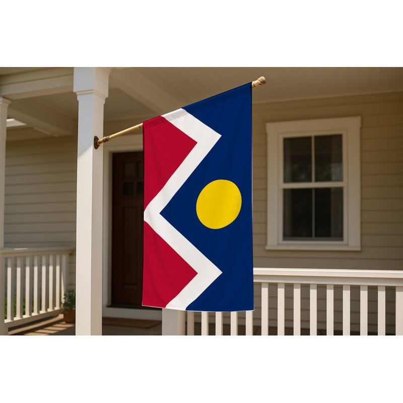 Drapeau de la ville de Denver - drapeau extérieur