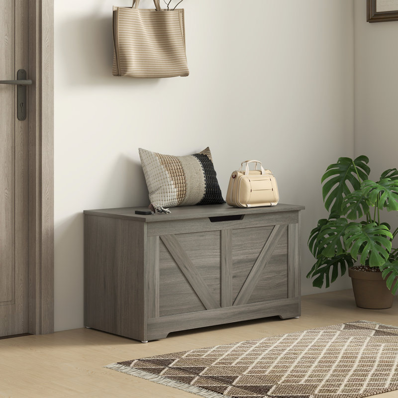 Storage Chest, Charcoal Grey