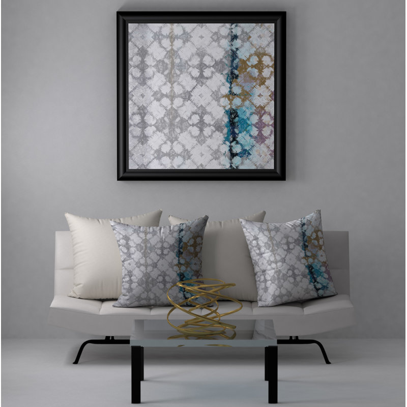 Housse de coussin décorative carrée et insert, 18 po x 18 po
