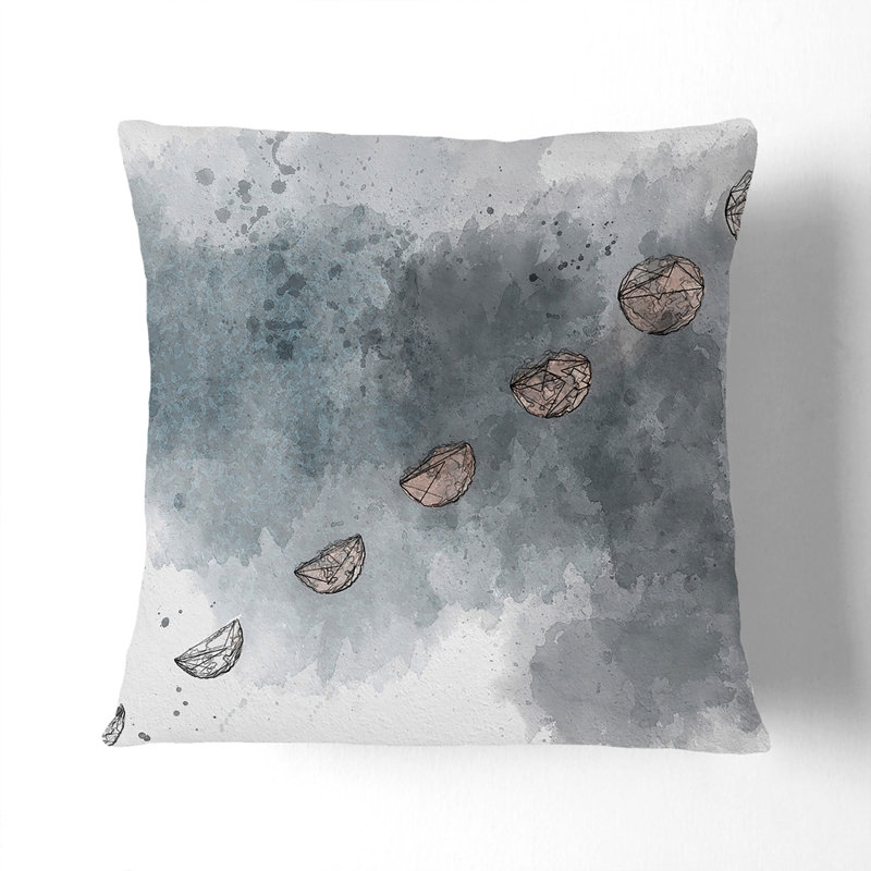 Square Cushion, 55cm H x 55cm W x 20cm D, White