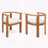 Acacia Wood Dining Chair Sturdy Stable Structure