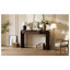Console d'entrée avec rangement Trexm, finition espresso, 55,1 po x 13,8 po x 32,5 po-2112745065
