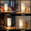 Lampe de table en bois massif Yurith