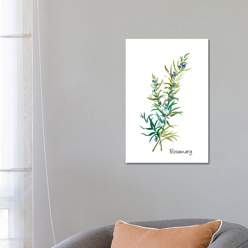 Rosemary II 1 Piece Wrapped Canvas Wall Art, 66.04 cm H x 45.72 cm W x 3.175 cm D