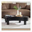 Table basse cylindrique moderne en bois de 42,52 pouces fabriquée à la main de forme irrégulière pour le salon, petite table basse avec piédestal robuste