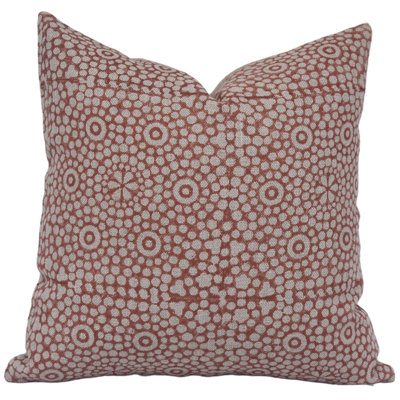 Housse de coussin en lin imprimé à la main Fabividine Chunributi Design
